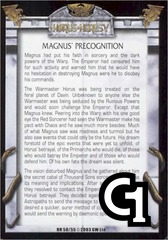 Magnus' Precognition